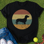 Retro Doxie T-Shirt - T-Shirt - Heartfur
