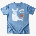 Self care T-shirt - Heather Indigo - Heartfur