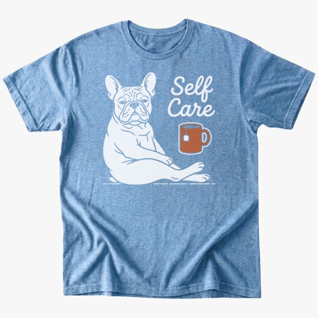Self care T-shirt - Heather Indigo - Heartfur