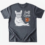 Self care T-shirt - Dark Heather - Heartfur