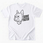Serve Faster T-shirt - White - Heartfur