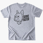 Serve Faster T-shirt - Sport Grey - Heartfur