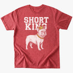 Short King T-Shirt - Heather Red - Heartfur
