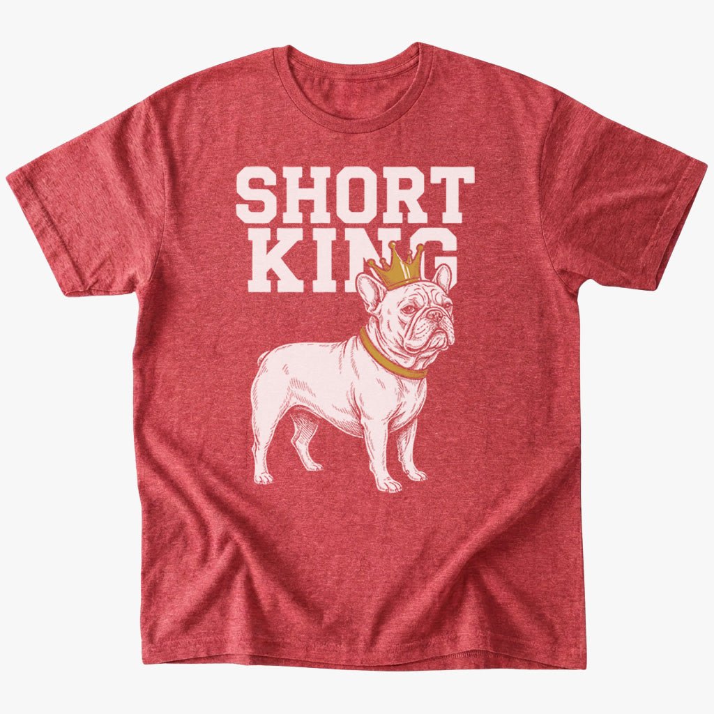 Short King T-Shirt - Heather Red - Heartfur