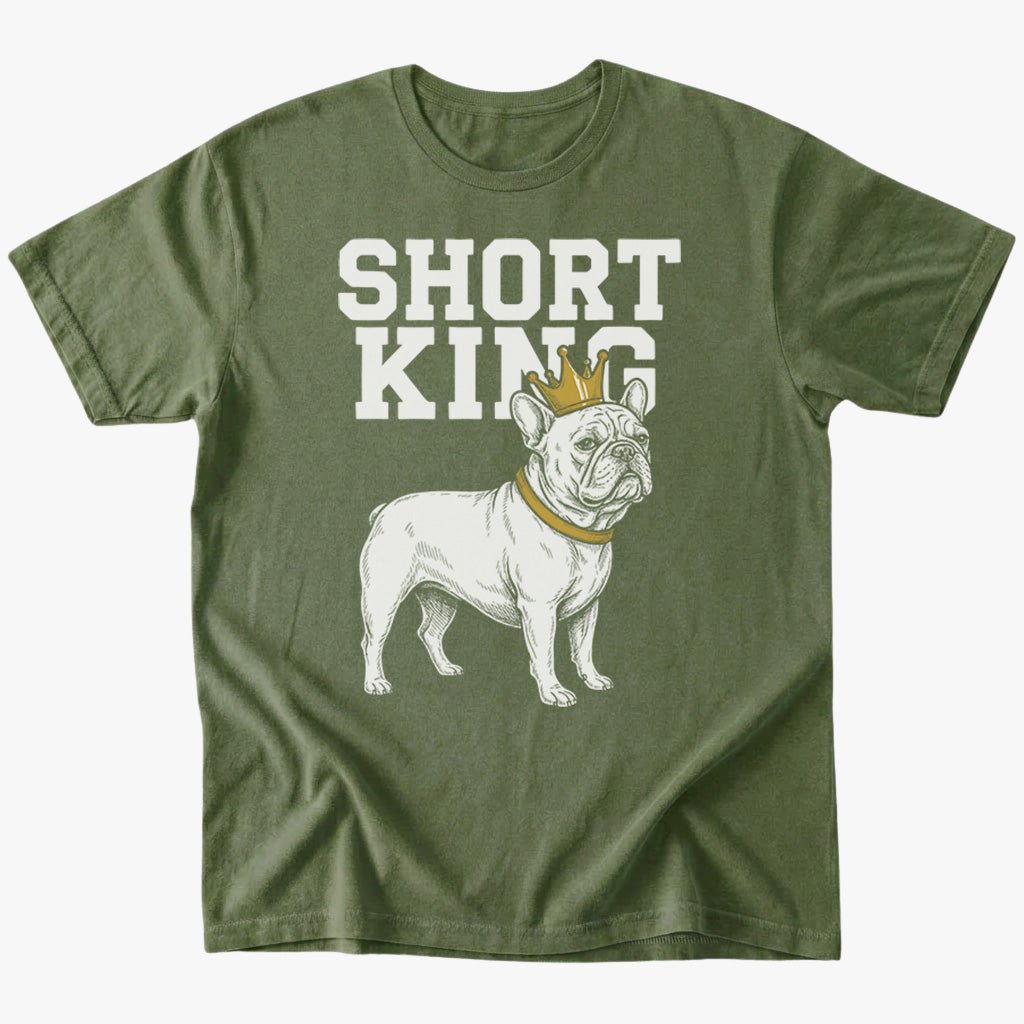 Short King T-Shirt - Military Green - Heartfur