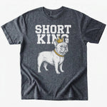 Short King T-Shirt - Dark Heather - Heartfur