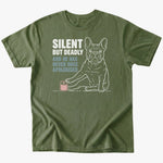 Silent but deadly T-shirt - Military Green - Heartfur