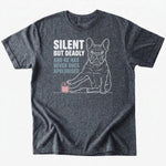 Silent but deadly T-shirt - Dark Heather - Heartfur
