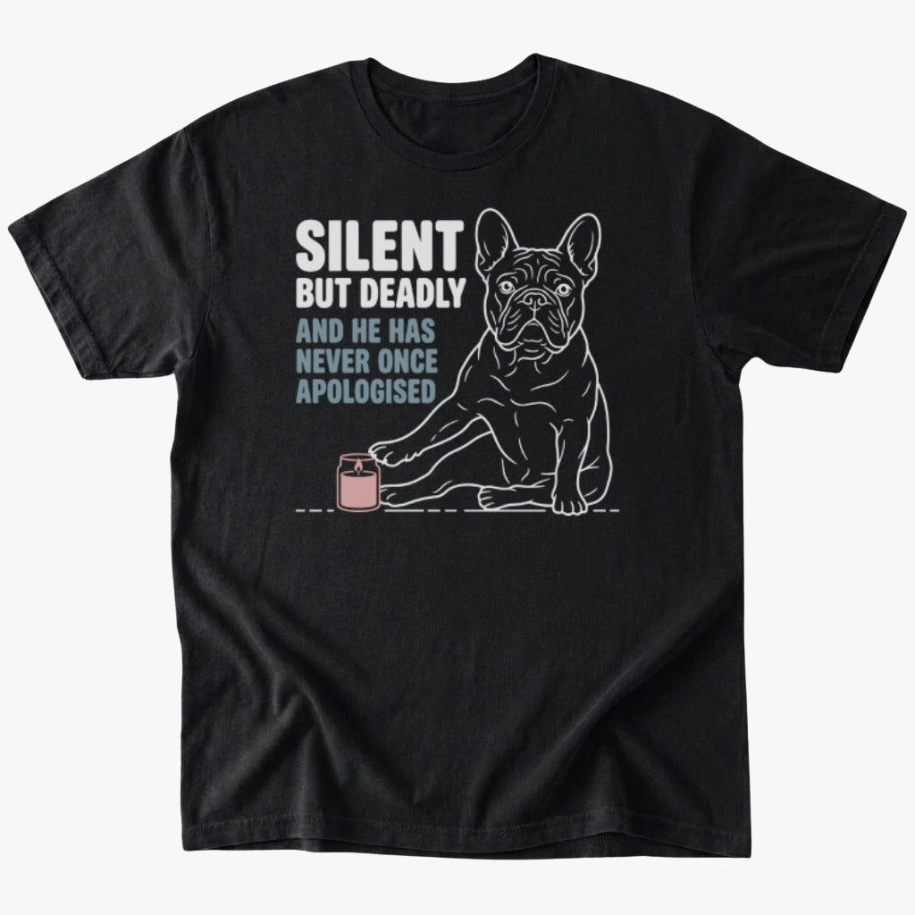 Silent but deadly T-shirt - Black - Heartfur