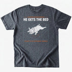 Sleep arrangements T-shirt - Dark Heather - Heartfur
