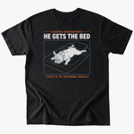 Sleep arrangements T-shirt - Black - Heartfur