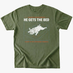 Sleep arrangements T-shirt - Military Green - Heartfur