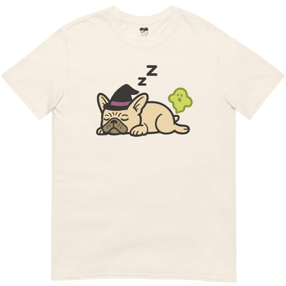 sleeping witch frenchie T-Shirt - T-Shirt - Heartfur