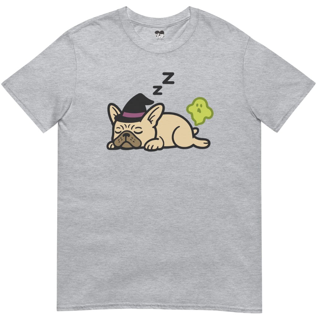 sleeping witch frenchie T-Shirt - T-Shirt - Heartfur