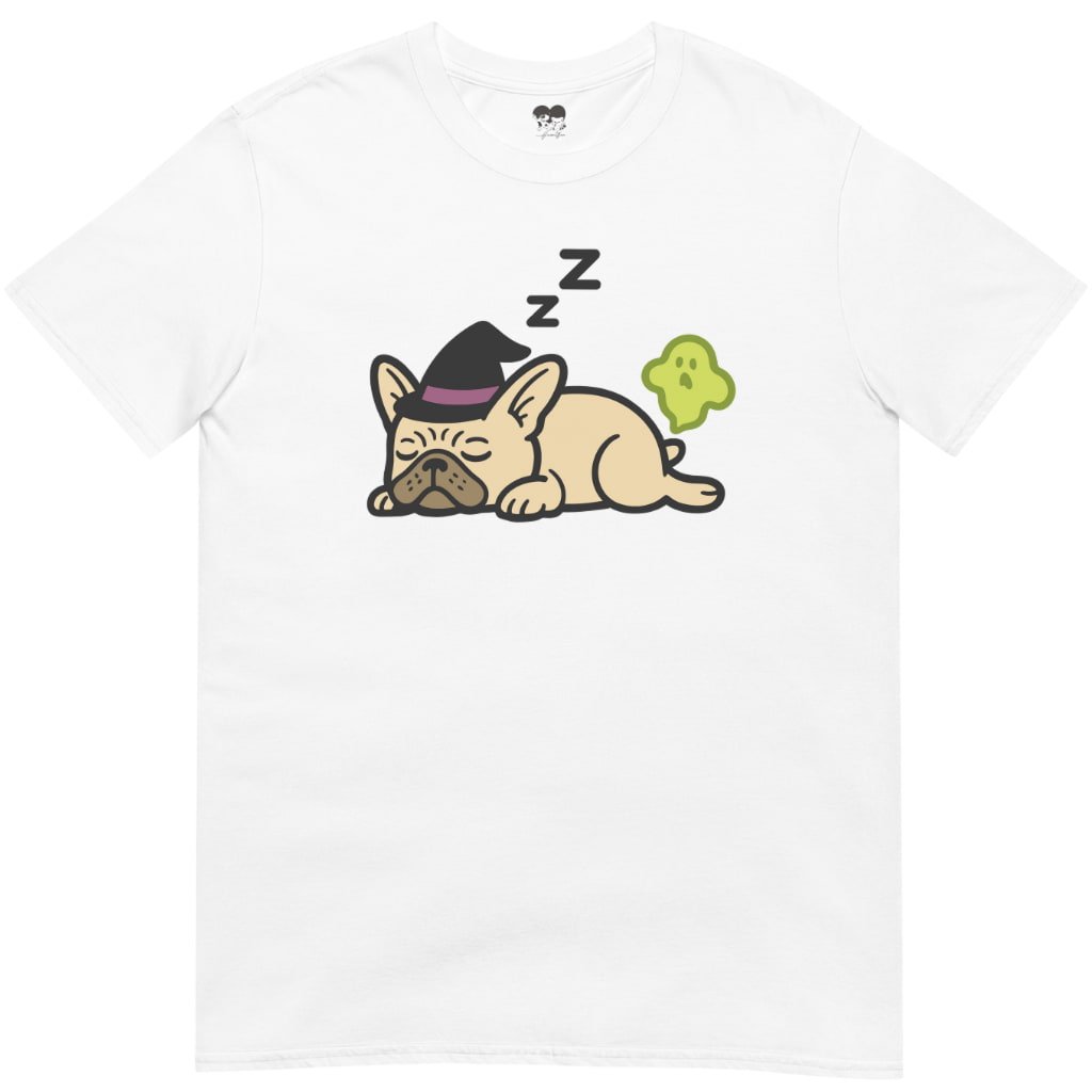 sleeping witch frenchie T-Shirt - T-Shirt - Heartfur