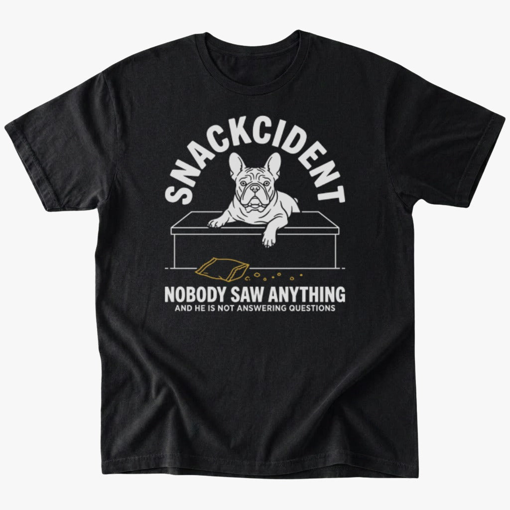 Snackcident T-shirt - Black - Heartfur