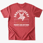Snackcident T-shirt - Heather Red - Heartfur