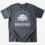 Snore T-shirt - Dark Heather - Heartfur