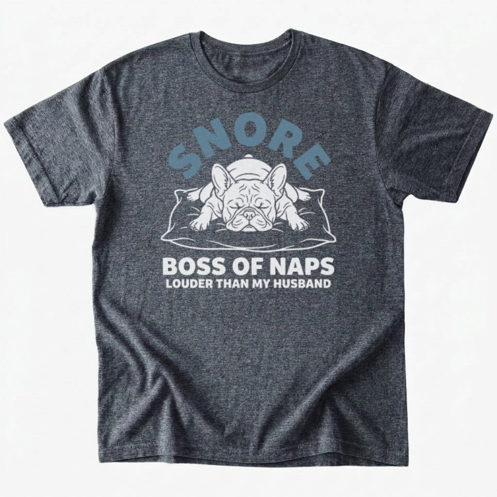 Snore T-shirt - Dark Heather - Heartfur