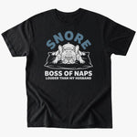 Snore T-shirt - Black - Heartfur