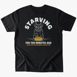 Starving T-shirt - Black - Heartfur