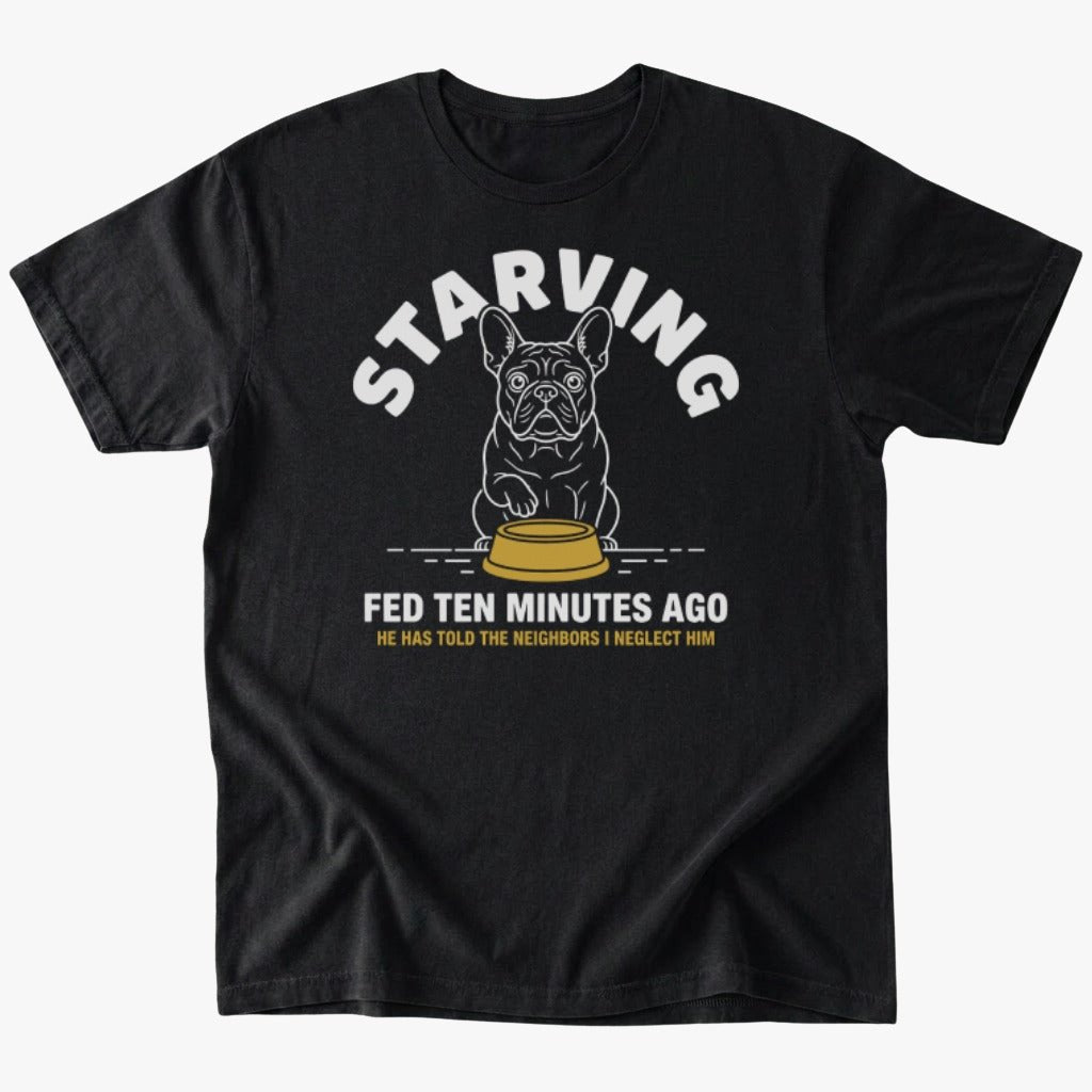 Starving T-shirt - Black - Heartfur