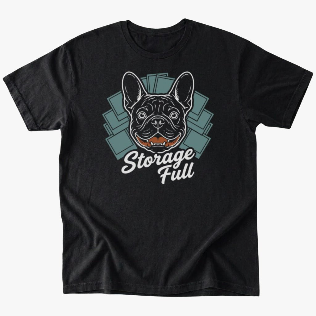 Storage Full T-shirt - Black - Heartfur