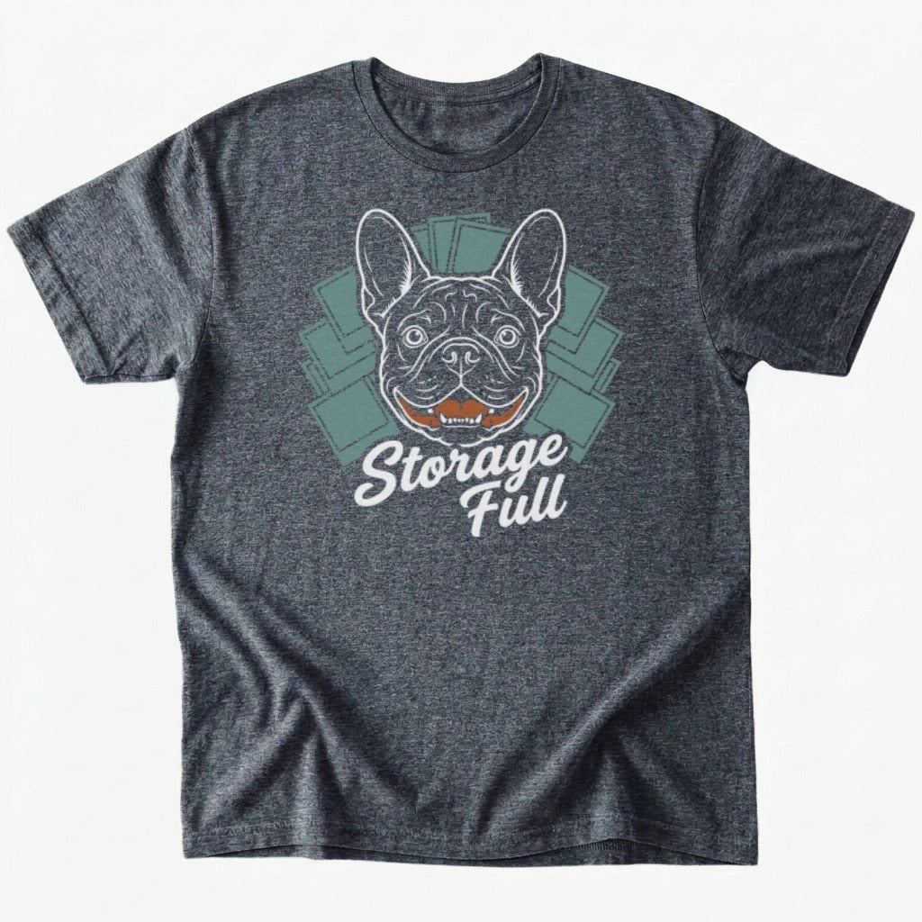 Storage Full T-shirt - Dark Heather - Heartfur