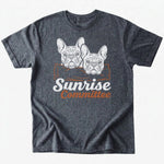 Sunrise Committe T-shirt - Dark Heather - Heartfur