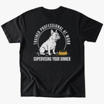 Supervising Dinner T-Shirt - Black - Heartfur