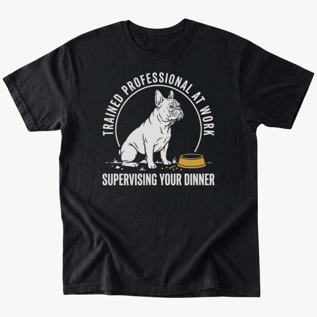 Supervising Dinner T-Shirt - Black - Heartfur