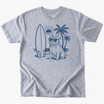 Surf dog T-Shirt - Sport Grey - Heartfur