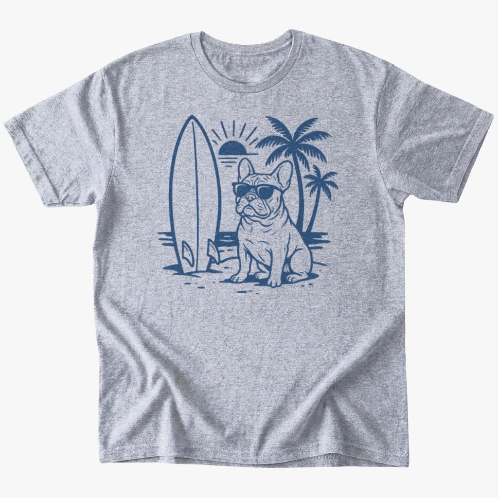 Surf dog T-Shirt - Sport Grey - Heartfur