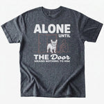 The door means nothing T-shirt - Dark Heather - Heartfur