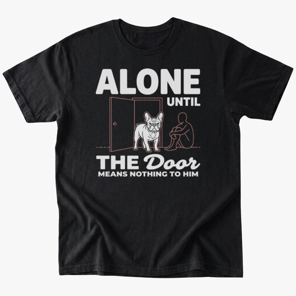 The door means nothing T-shirt - Black - Heartfur
