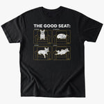 The good seat T-shirt - Black - Heartfur