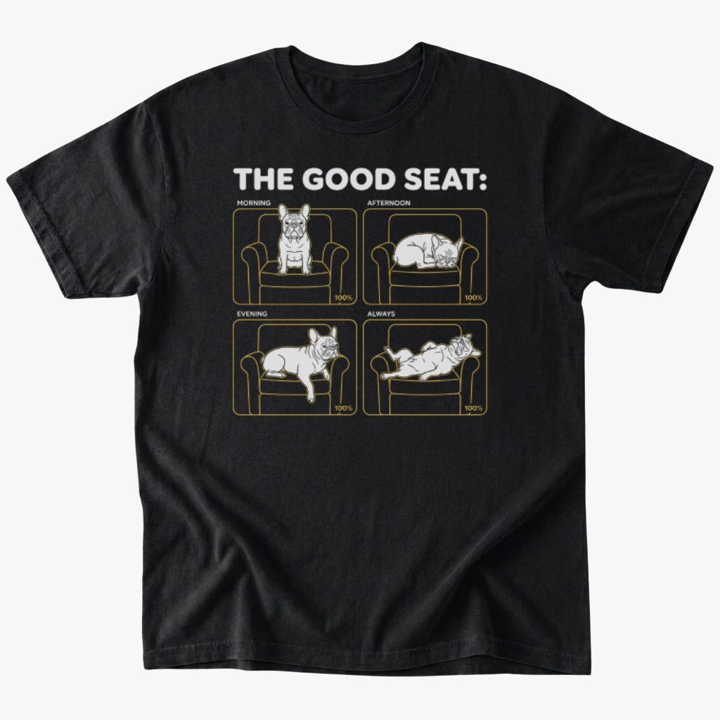 The good seat T-shirt - Black - Heartfur