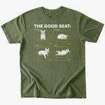 The good seat T-shirt - Military Green - Heartfur