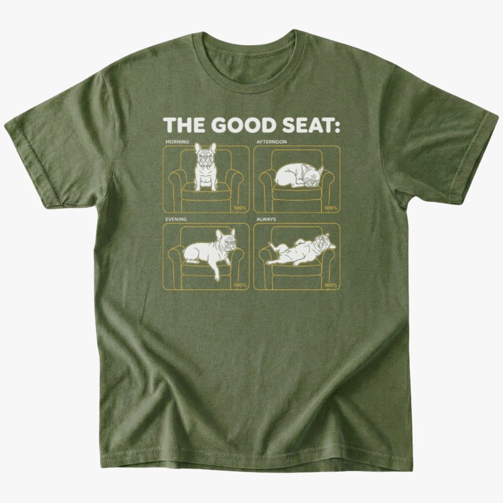 The good seat T-shirt - Military Green - Heartfur