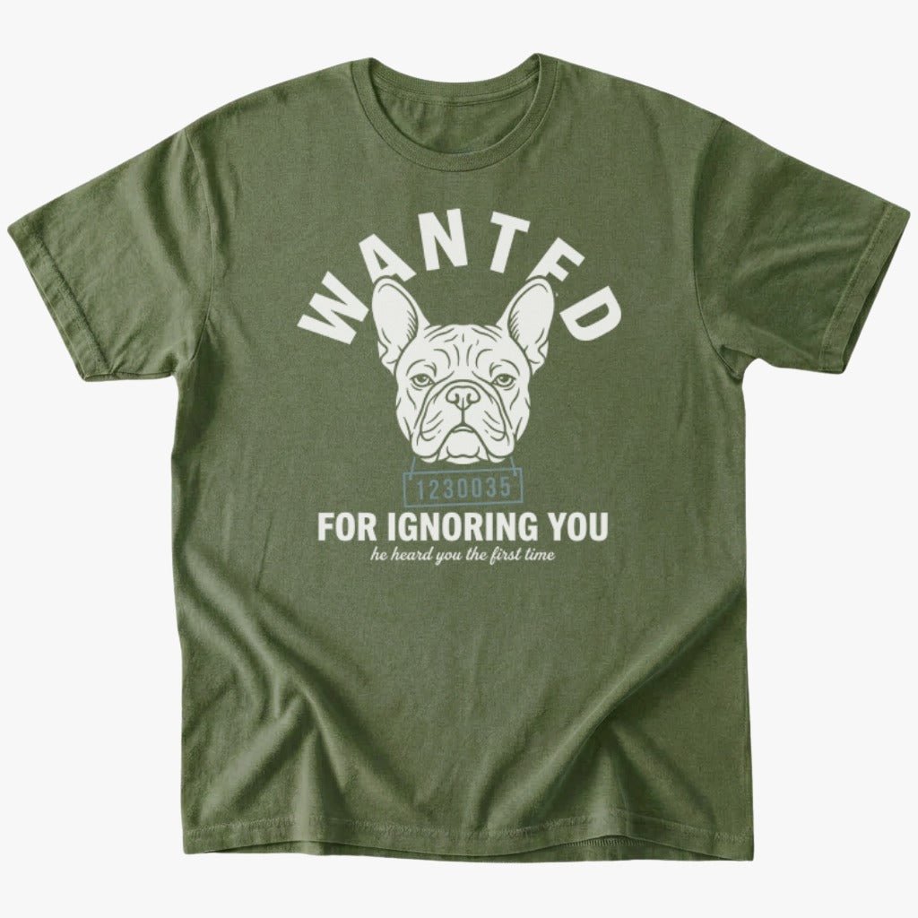 Wanted T-Shirt - Military Green - Heartfur