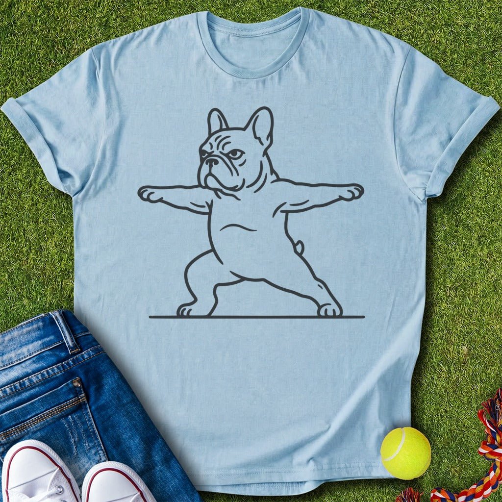 Warrior II Frenchie T-Shirt