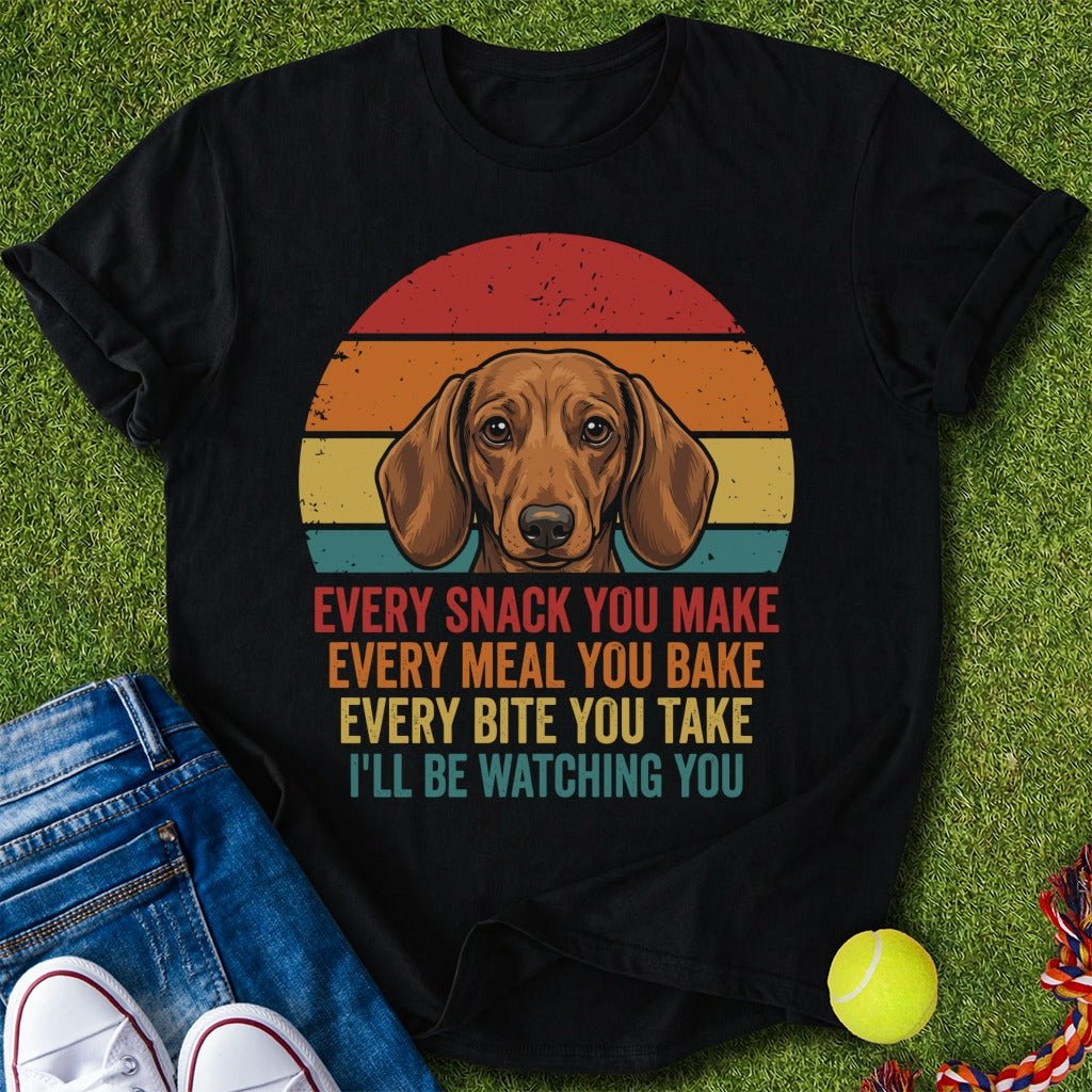 Watching You - Doxie T-Shirt - T-Shirt - Heartfur