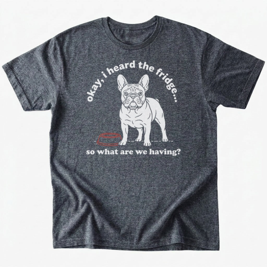 What we having T-shirt - Dark Heather - Heartfur