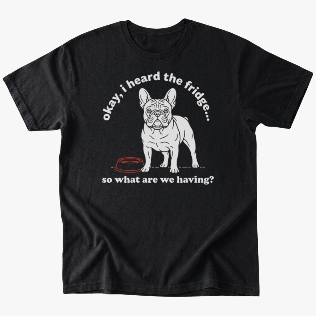 What we having T-shirt - Black - Heartfur
