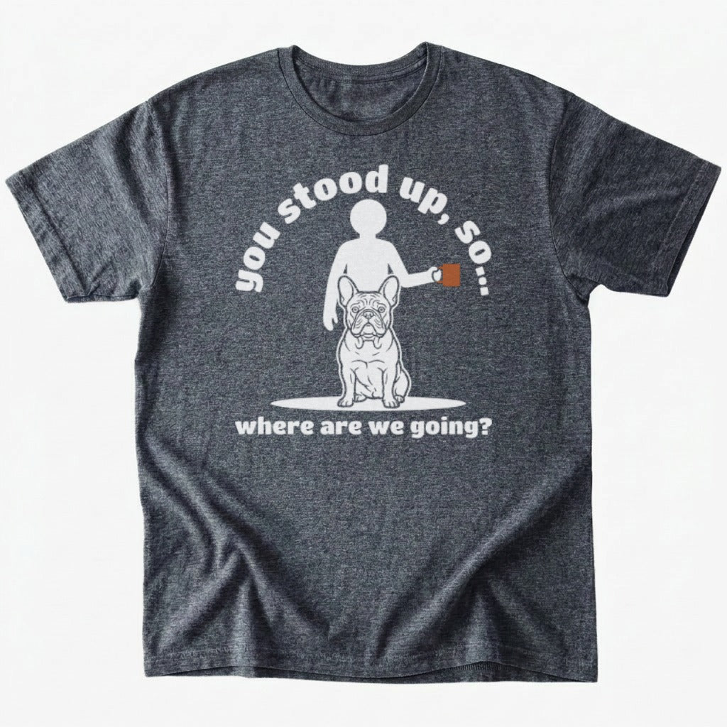Where we going T-Shirt - Dark Heather - Heartfur