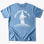 Where we going T-Shirt - Heather Indigo - Heartfur