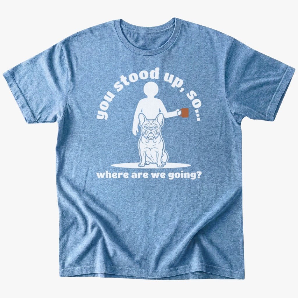Where we going T-Shirt - Heather Indigo - Heartfur