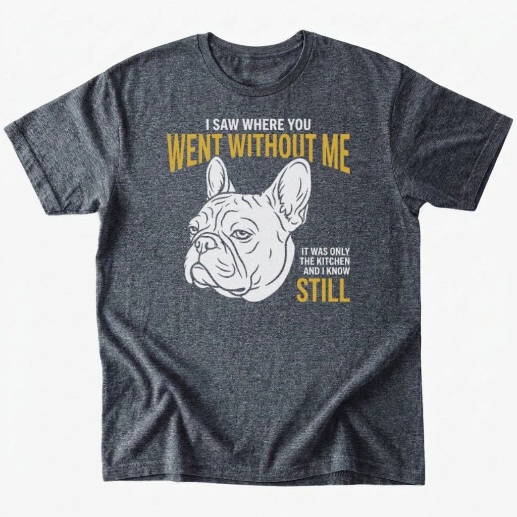 Without me T-shirt - Dark Heather - Heartfur