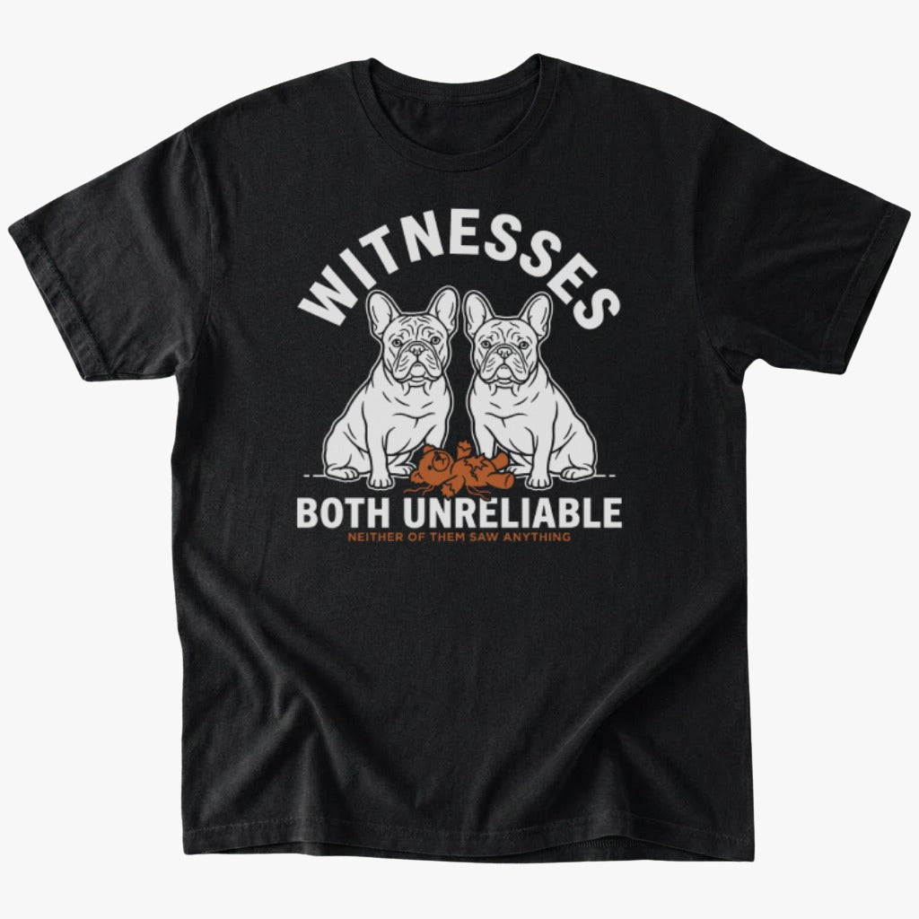 witnesses T-shirt - Black - Heartfur