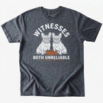 witnesses T-shirt - Dark Heather - Heartfur